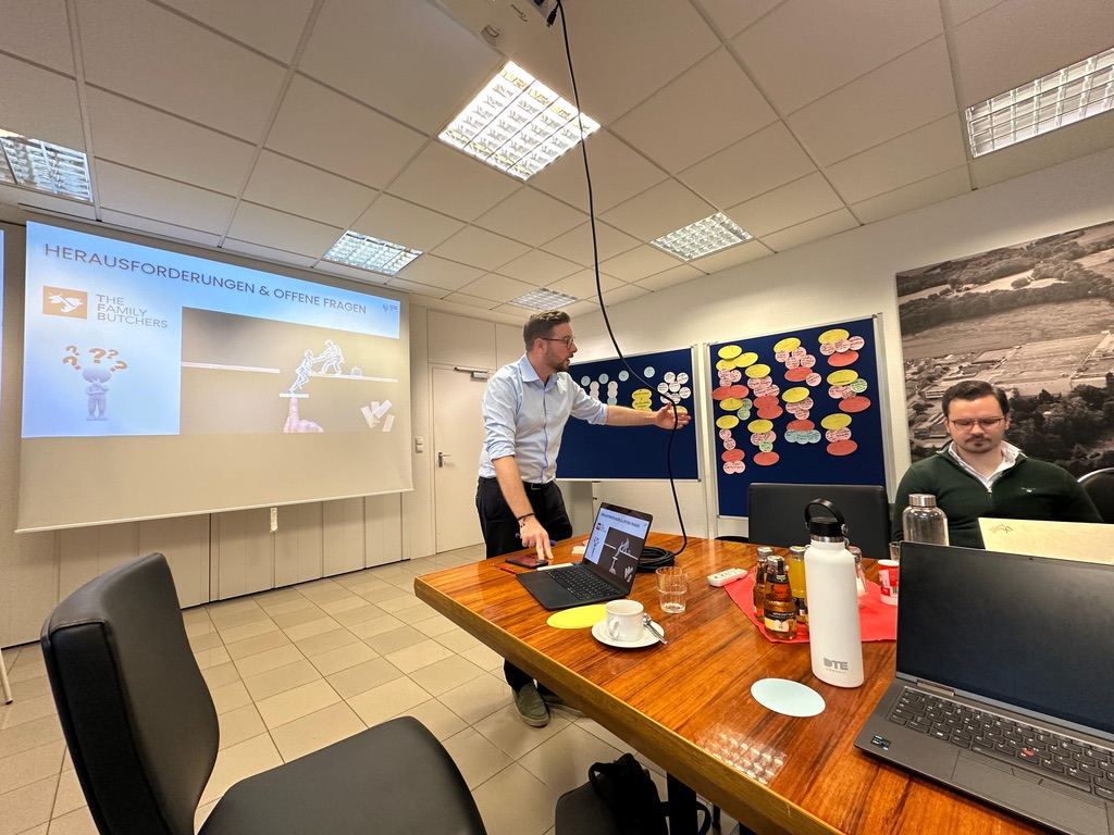 Präsentation zu Herausforderungen und offenen Fragen im Projektworkshop