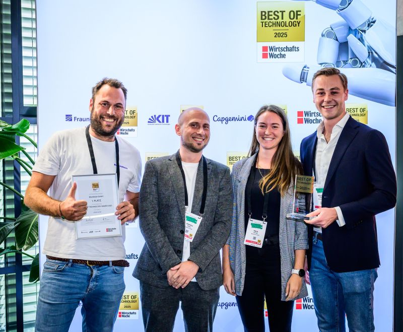David Widmann bei der Verleihung des Best-of-Technology-Awards der WirtschaftsWoche